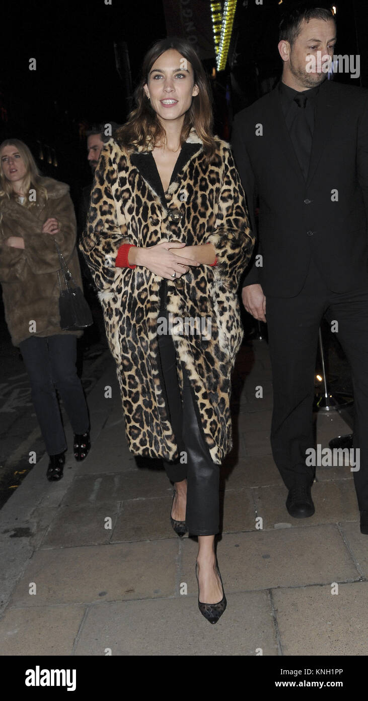 Alexa Chung at Jimmy Choo v Annabels Launch Party - Arrivals Featuring