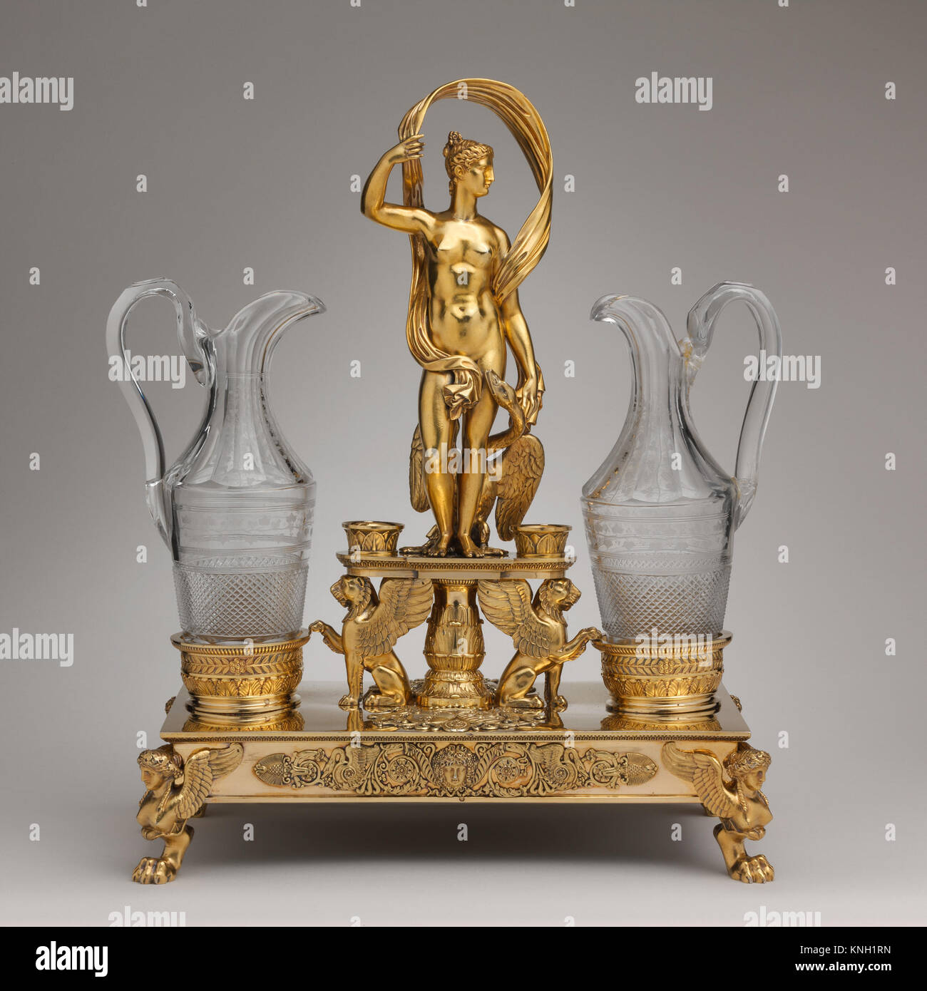 This cruet frame in the MET collection demonstrates detailed ...