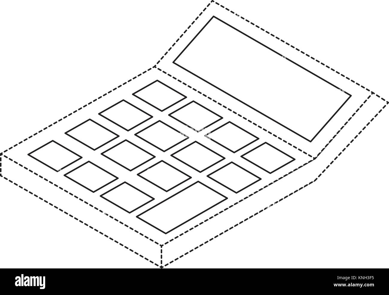 isometric calculator math financial economy object Stock Vector Image & Art  - Alamy