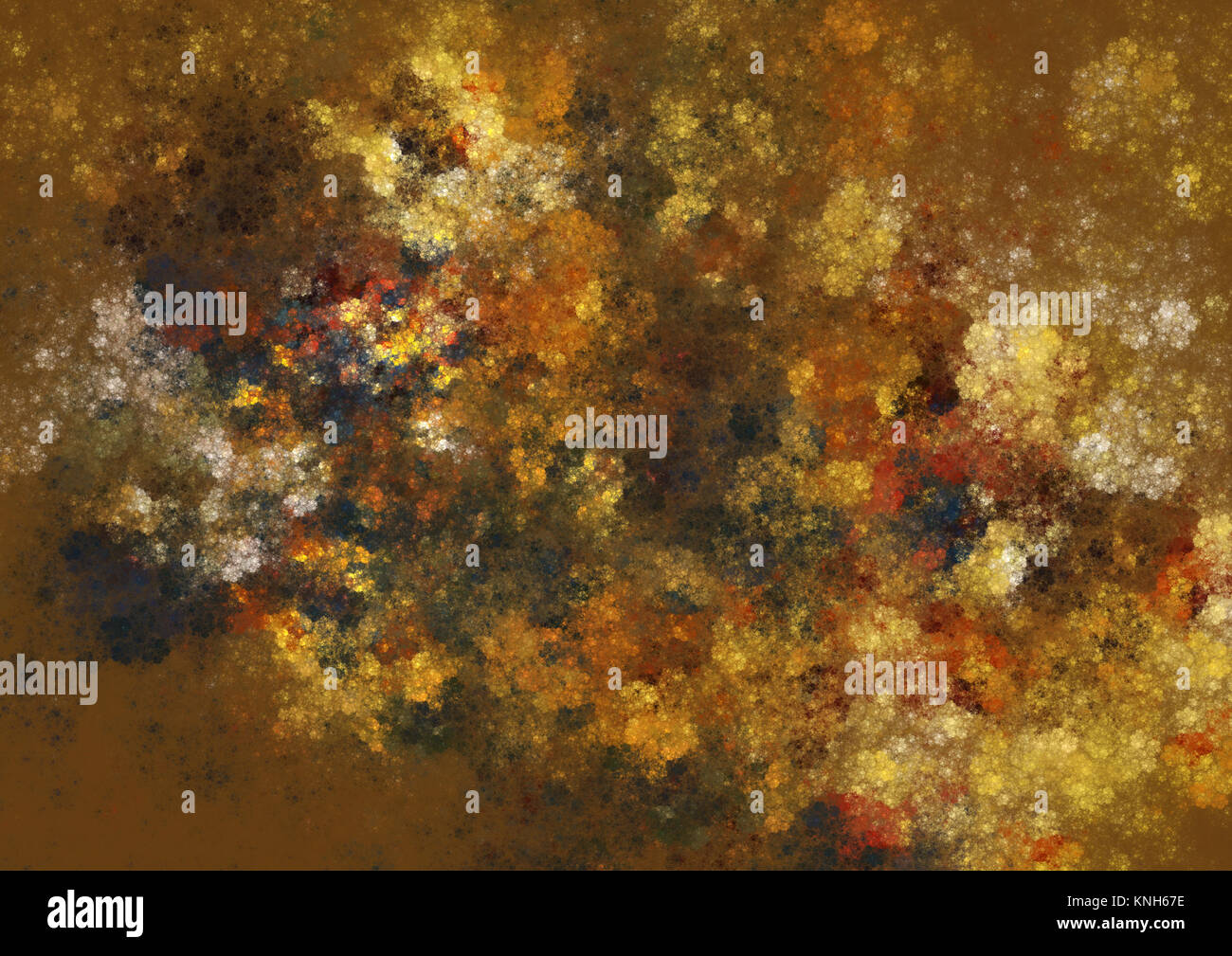 Flame Fractal, Beautiful Background Image