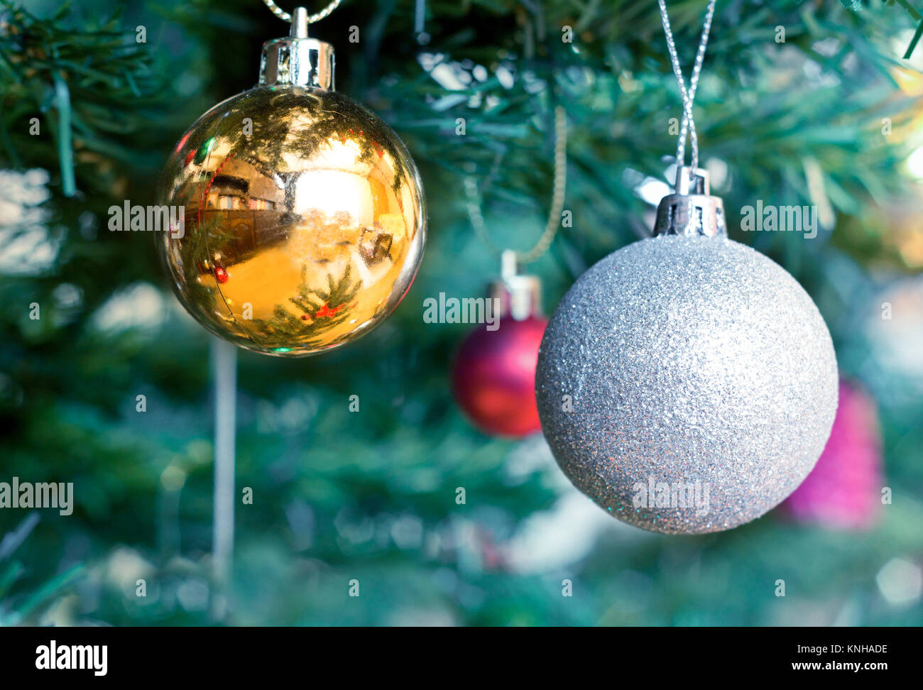 christmas tree decoration Stock Photo