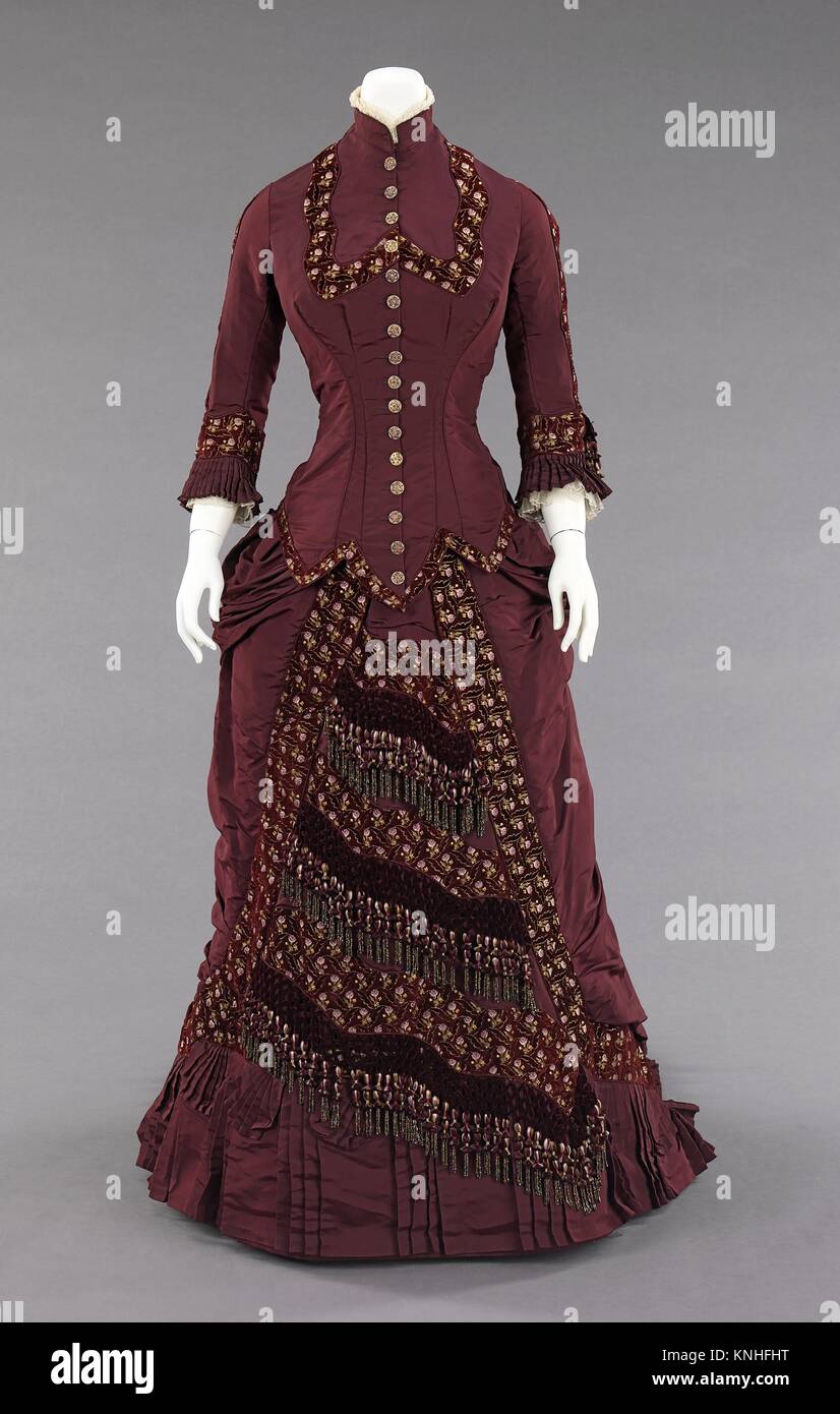 1880s casual dress