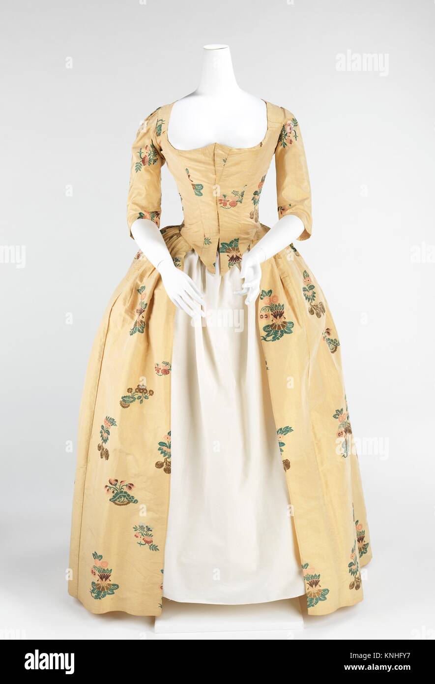 Robe à l´Anglaise. Date: 1776; Culture: British; Medium: silk Stock ...