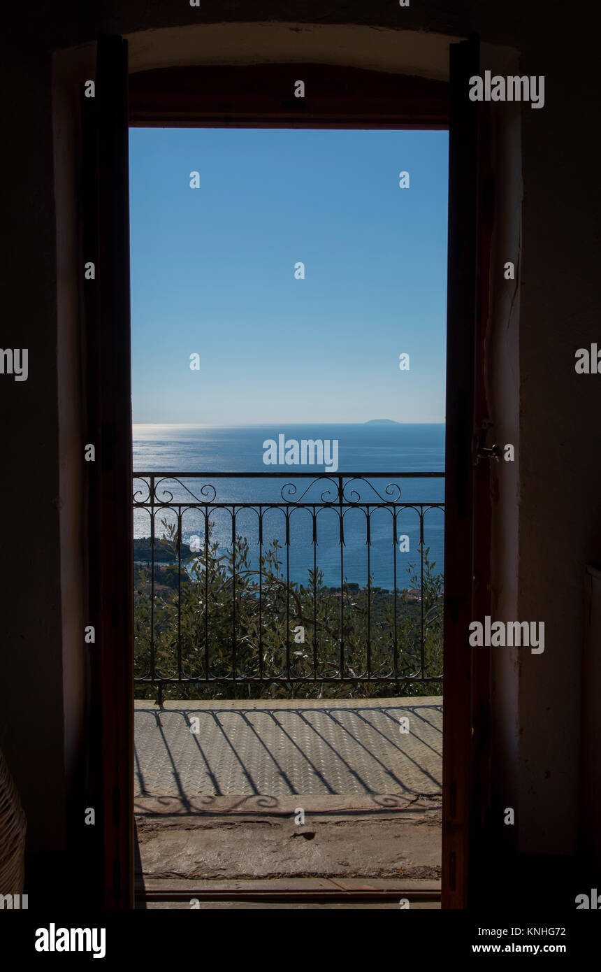 Traditional greek railing hi-res stock photography and images - Alamy