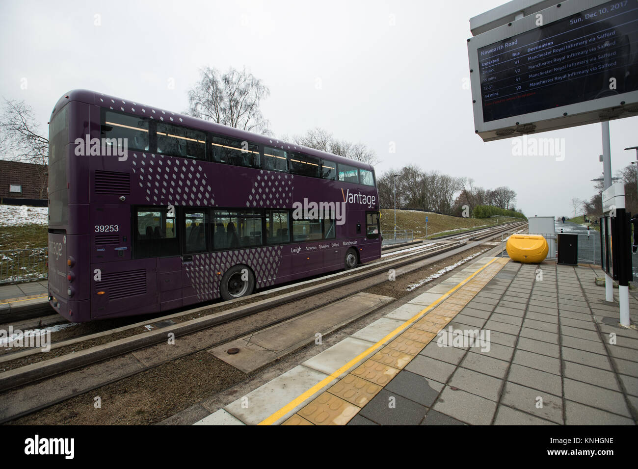 Manchester bus transport hires stock photography and images Alamy