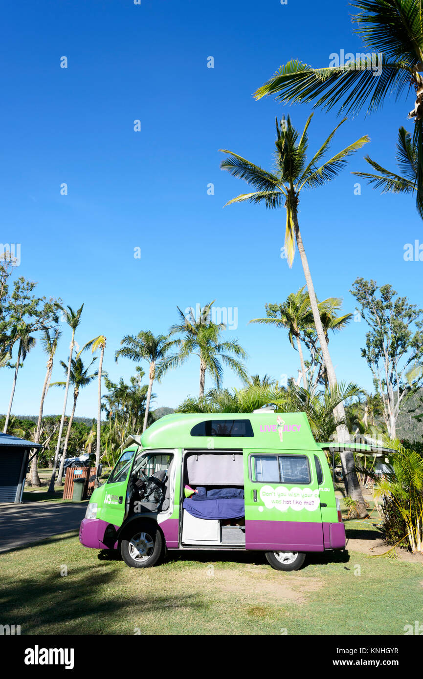 Toyota Hiace Jucy campervan rental, Australia Stock Photo