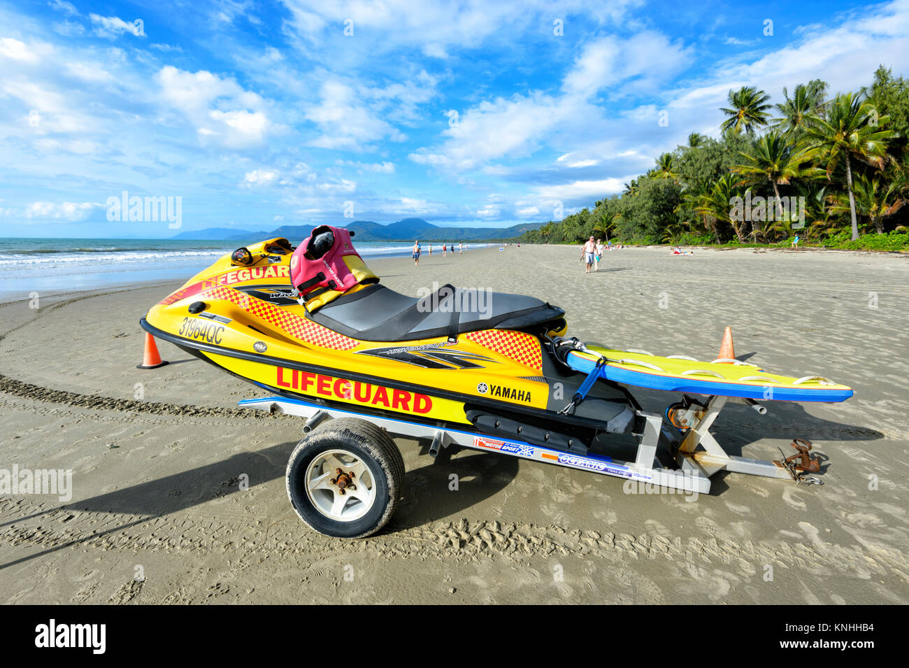 Lifeguard beach rescue equipment hires stock photography and images