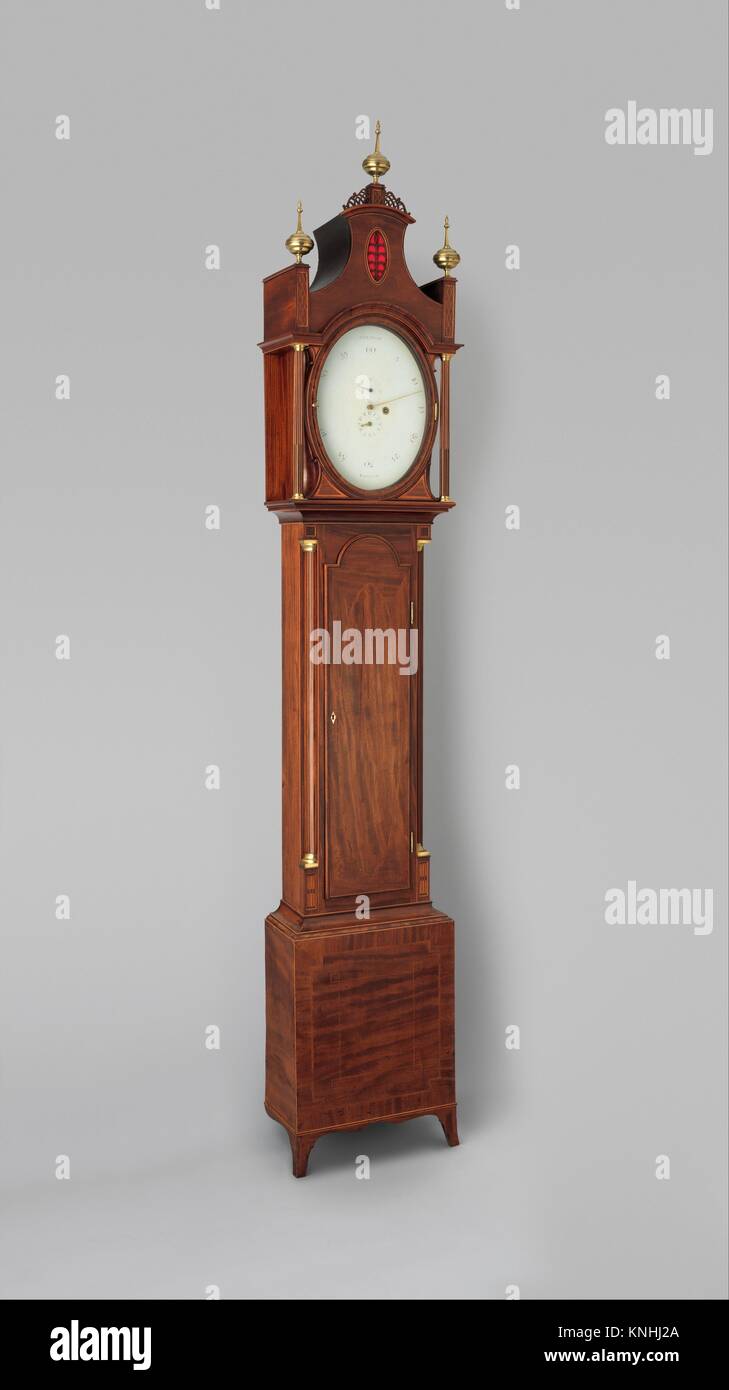 Longcase clock. Maker Clockmaker Thomas Dickenson (British, recorded