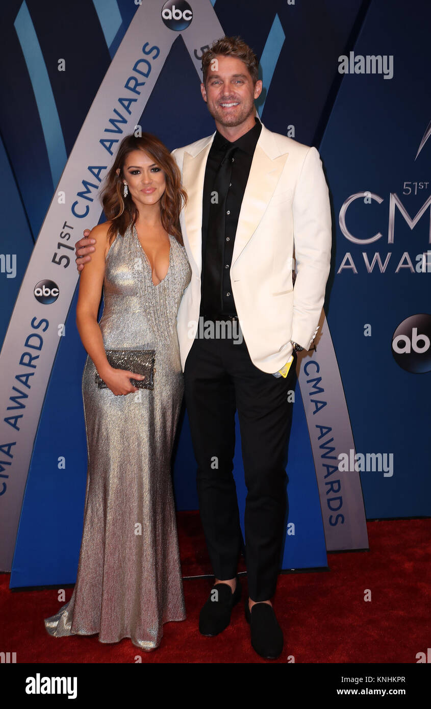 51st CMA Awards at Music City Center - Arrivals Featuring: Brett Young