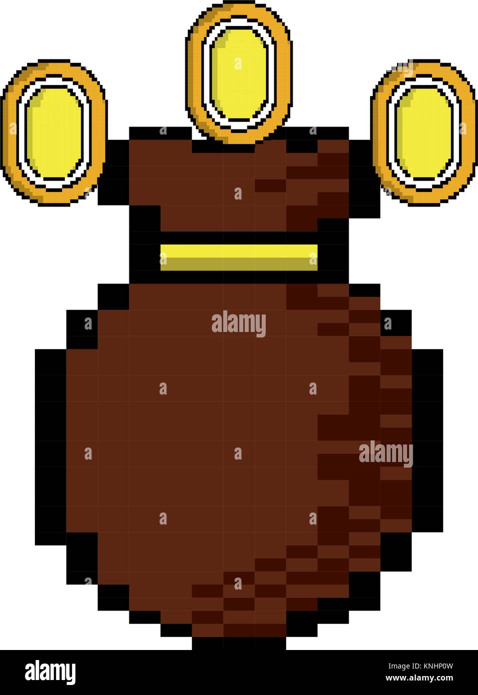 video game money bag coins fortune Stock Vector Image & Art Alamy