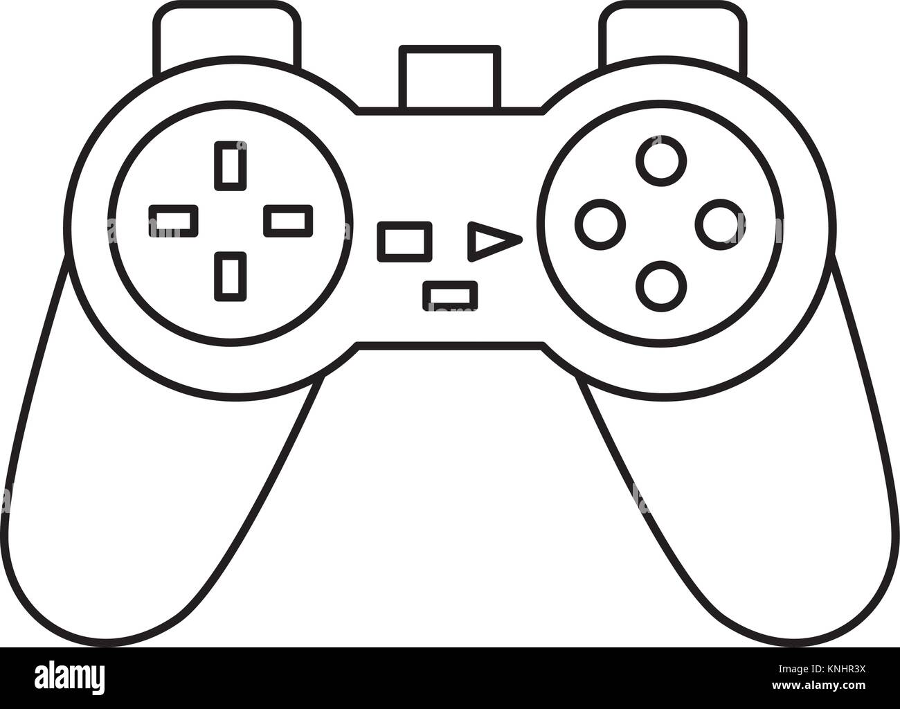 Video Game Console Buttons video game console joystick control buttons Stock Vector Image & Art ...