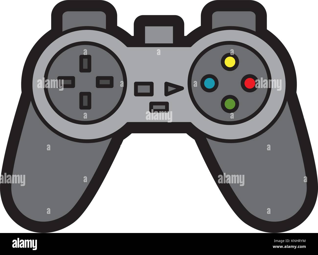 video game console joystick control buttons Stock Vector Image & Art