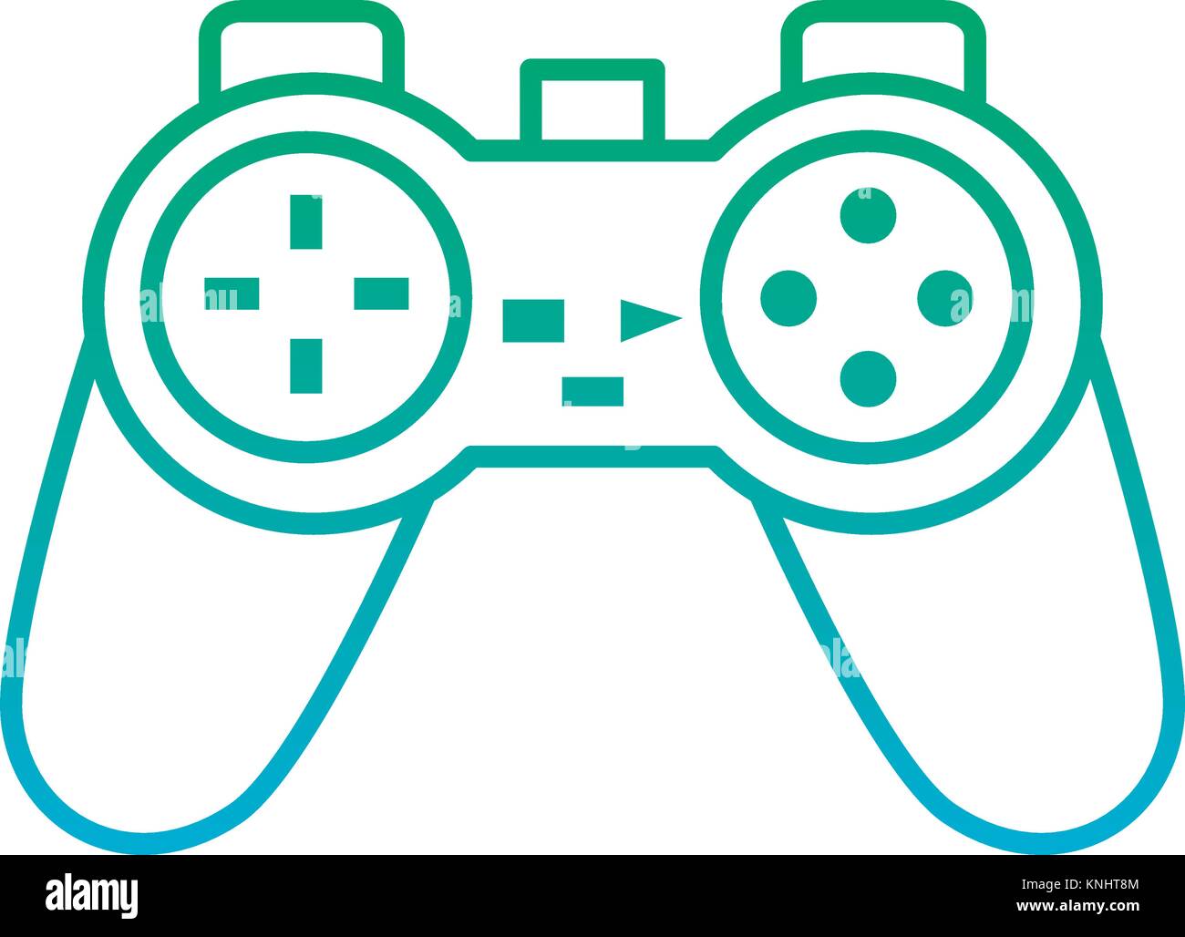 video game console joystick control buttons Stock Vector Image & Art ...