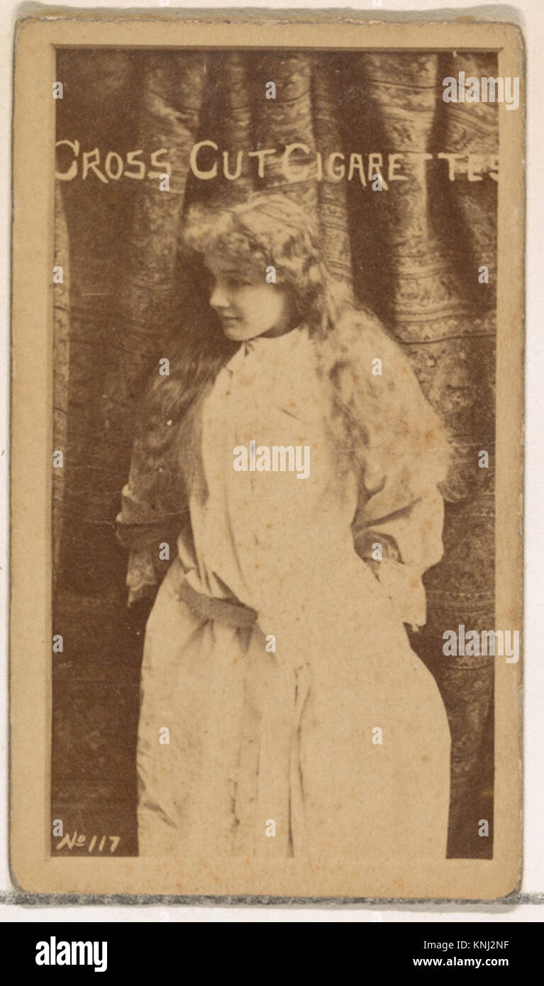 Card Number 117, from the Actors and Actresses series (N145-1) issued ...