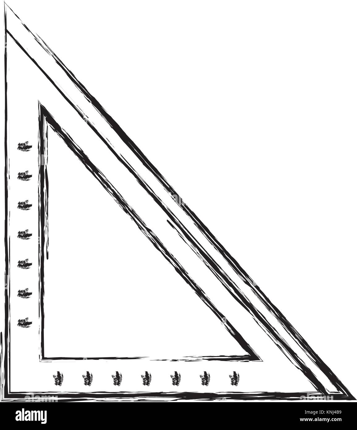 Square Triangle Ruler Drawing Square triangle ruler Stock Vector Images - Alamy