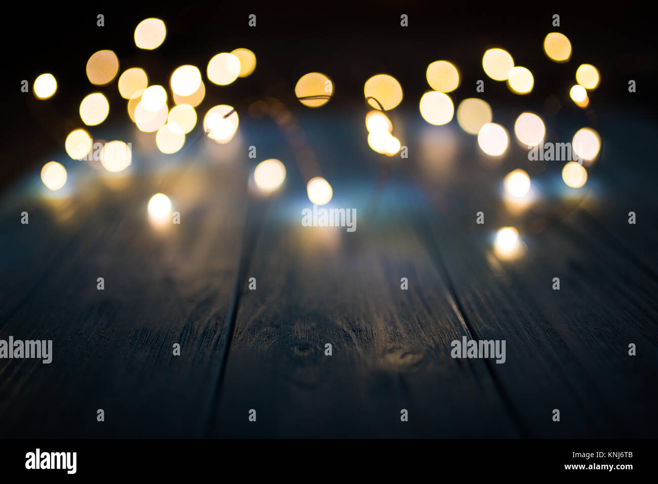 christmas gold bokeh background with copy space Stock Photo - Alamy