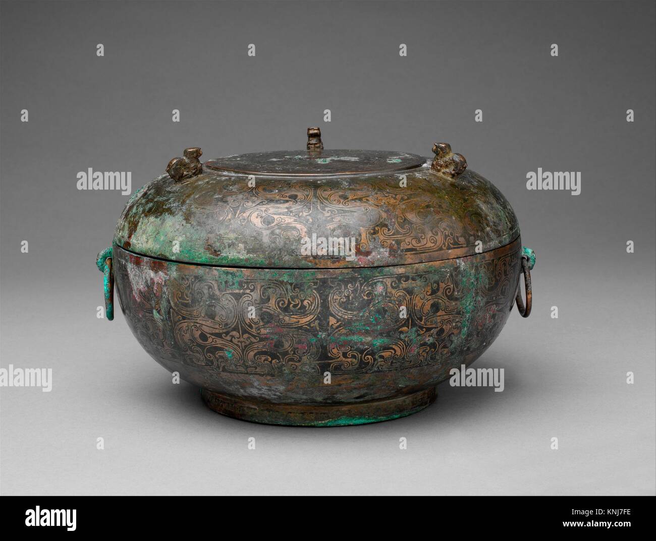 Ritual Food Container with Cover (Dui). Period Eastern Zhou dynasty