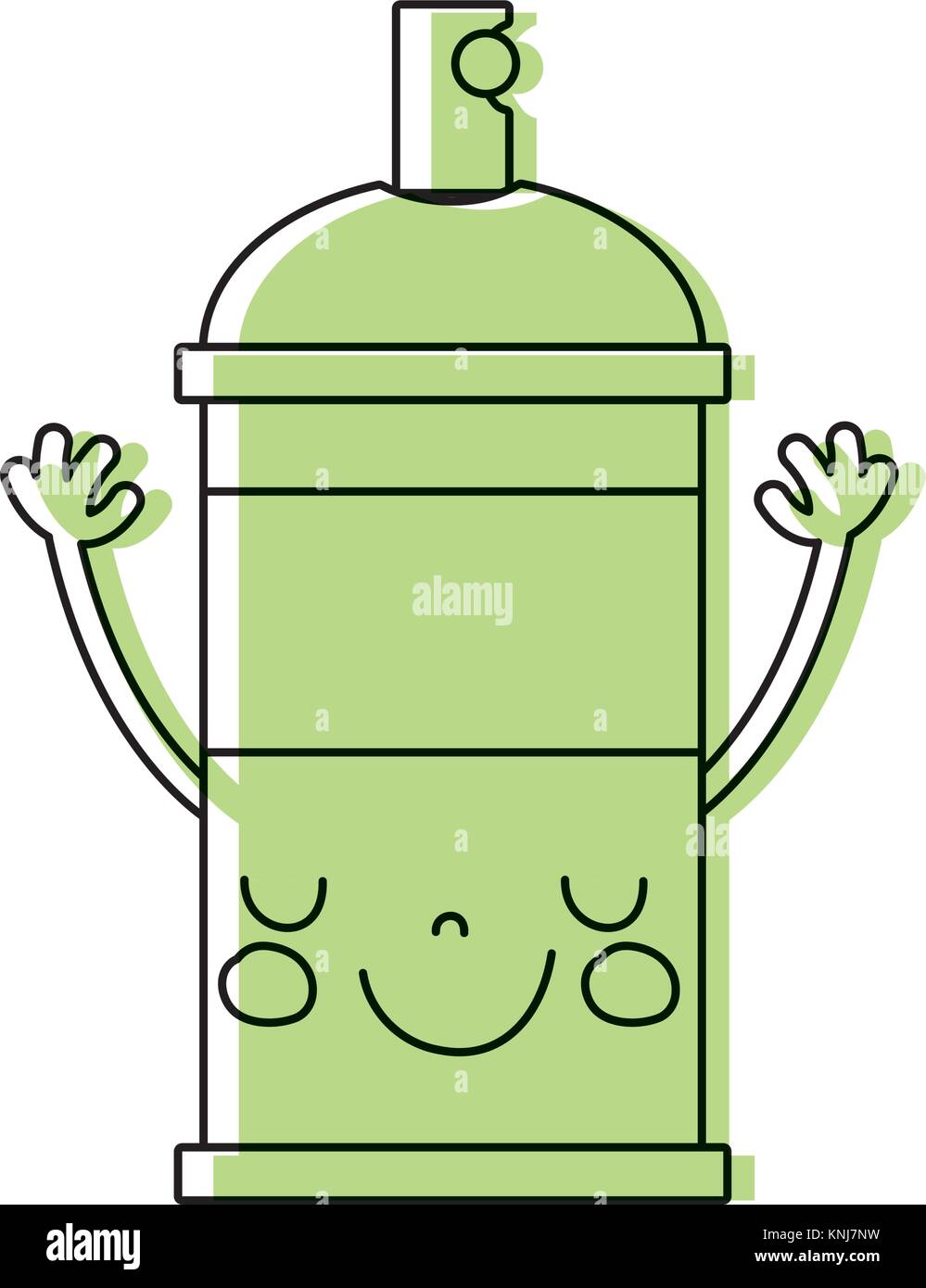 color emoji cute happy aerosol spray Stock Vector Image & Art Alamy