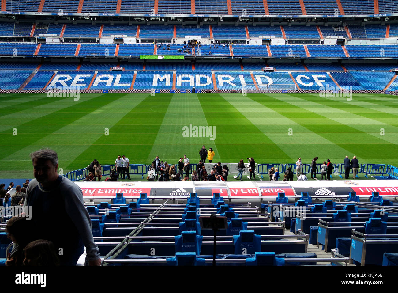 Santiago Bernabeu Stadion, Real Madrid, Madrid Stock Photo - Alamy