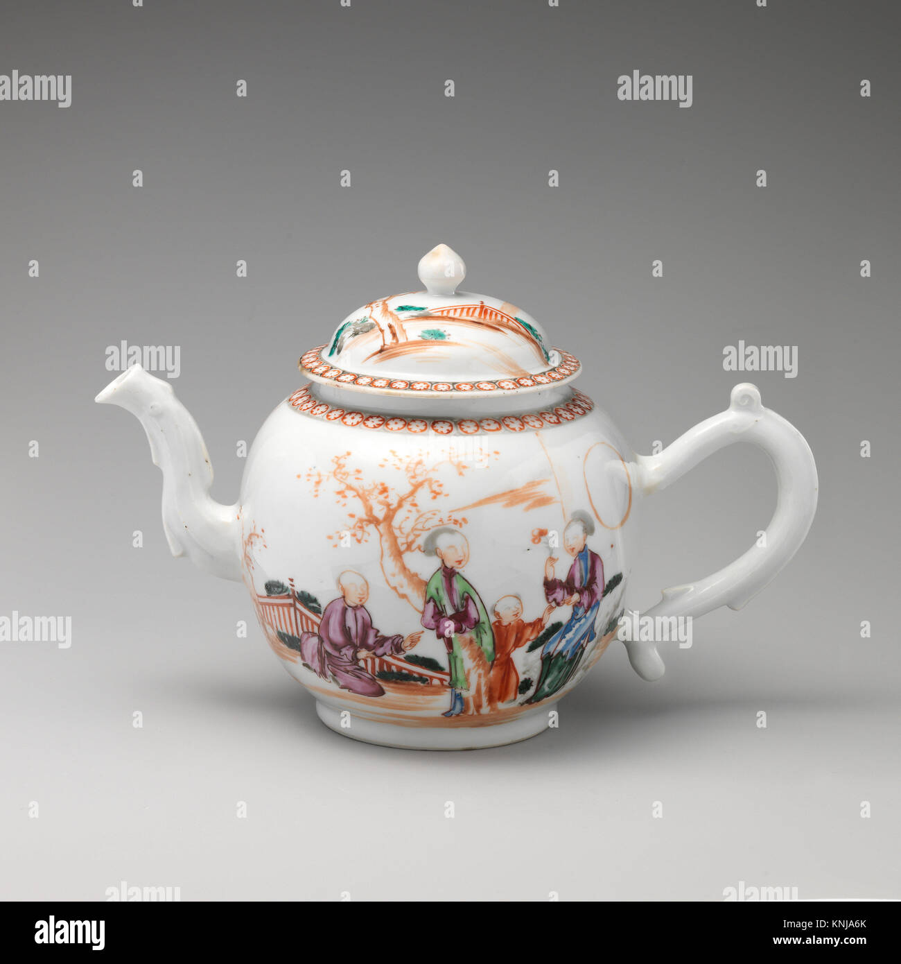 Teapot. Date ca. 1770; Culture Chinese, for European market; Medium