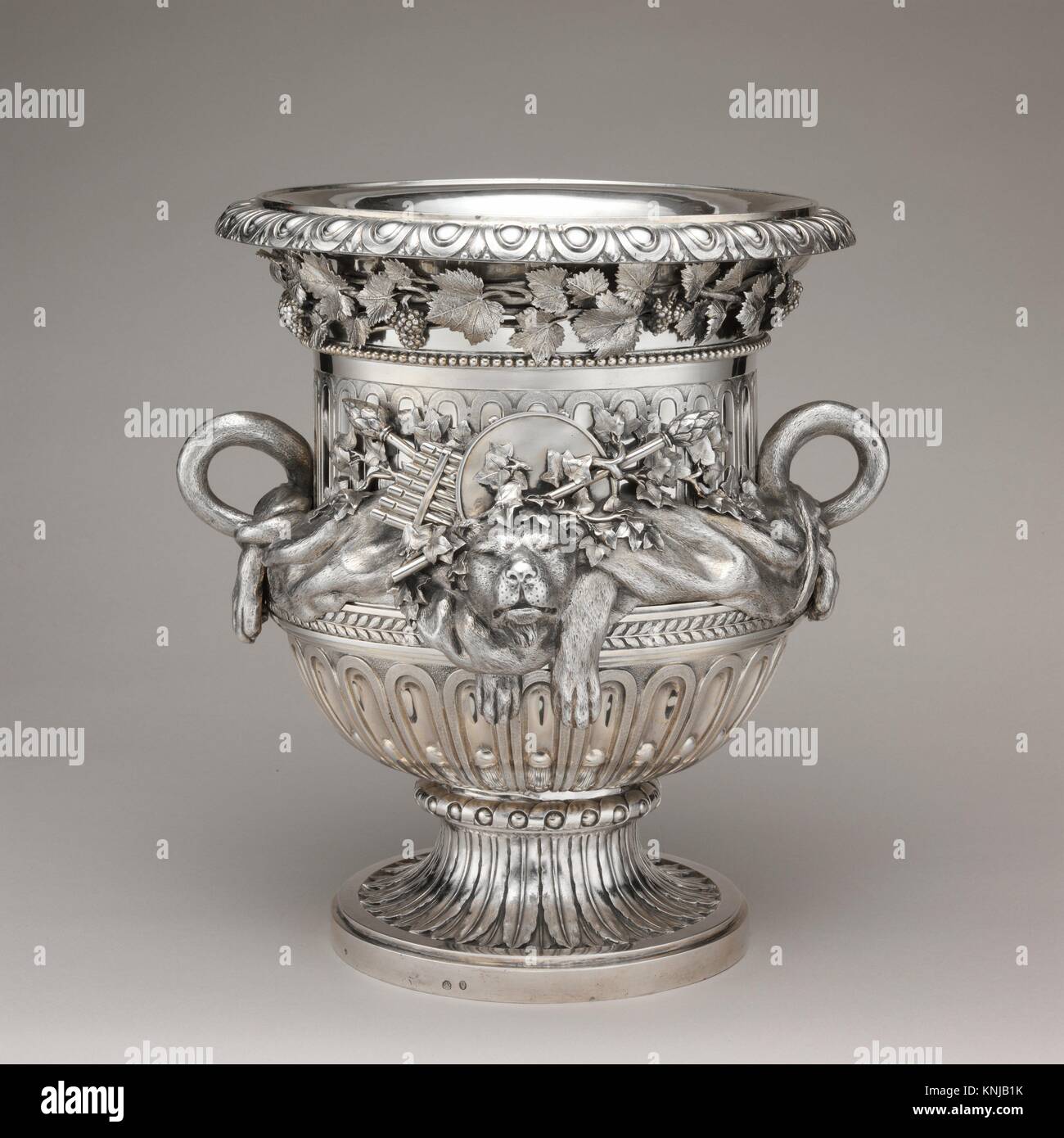 Wine cooler (one of a pair). Maker: Ignaz Joseph Würth (Austrian, first mentioned 1769, died 1792); Date: 1781; Culture: Austrian, Vienna; Medium: Stock Photo