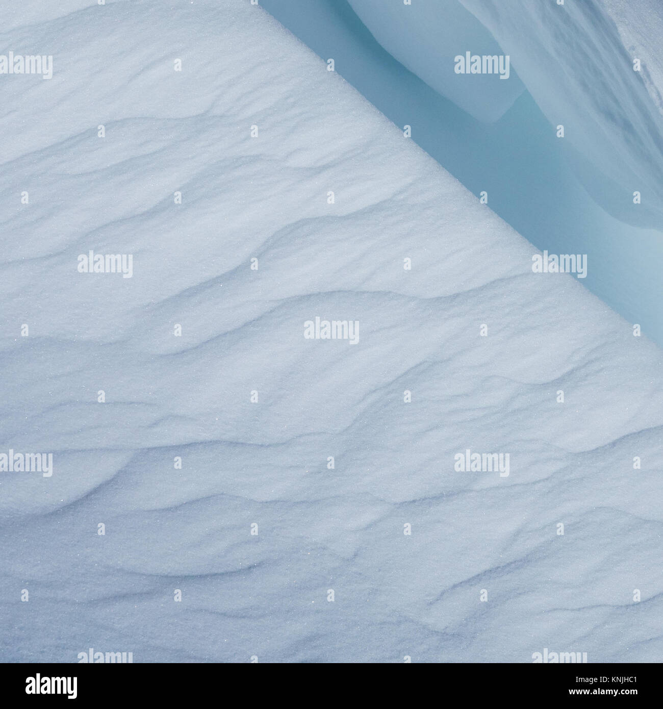 Paxton's Tower. UK. 11th December, 2017. Abstract image of snow drift patterns and shapes, Brecon Beacons National Park, Wales. Credit: Drew Buckley/Alamy Live News Stock Photo