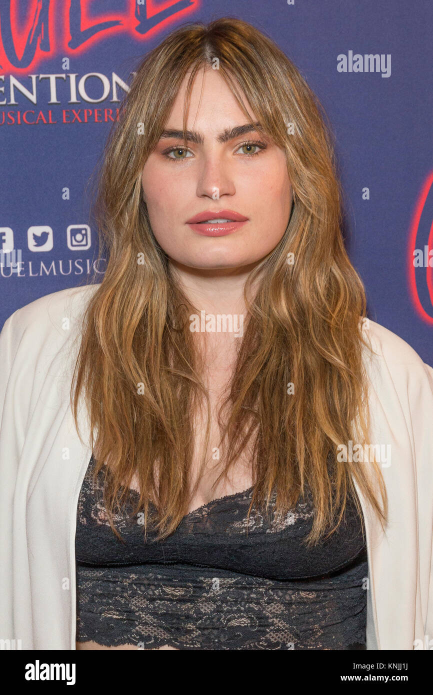 New York, NY - December 11, 2017: Kathryn Gallagher attends Opening