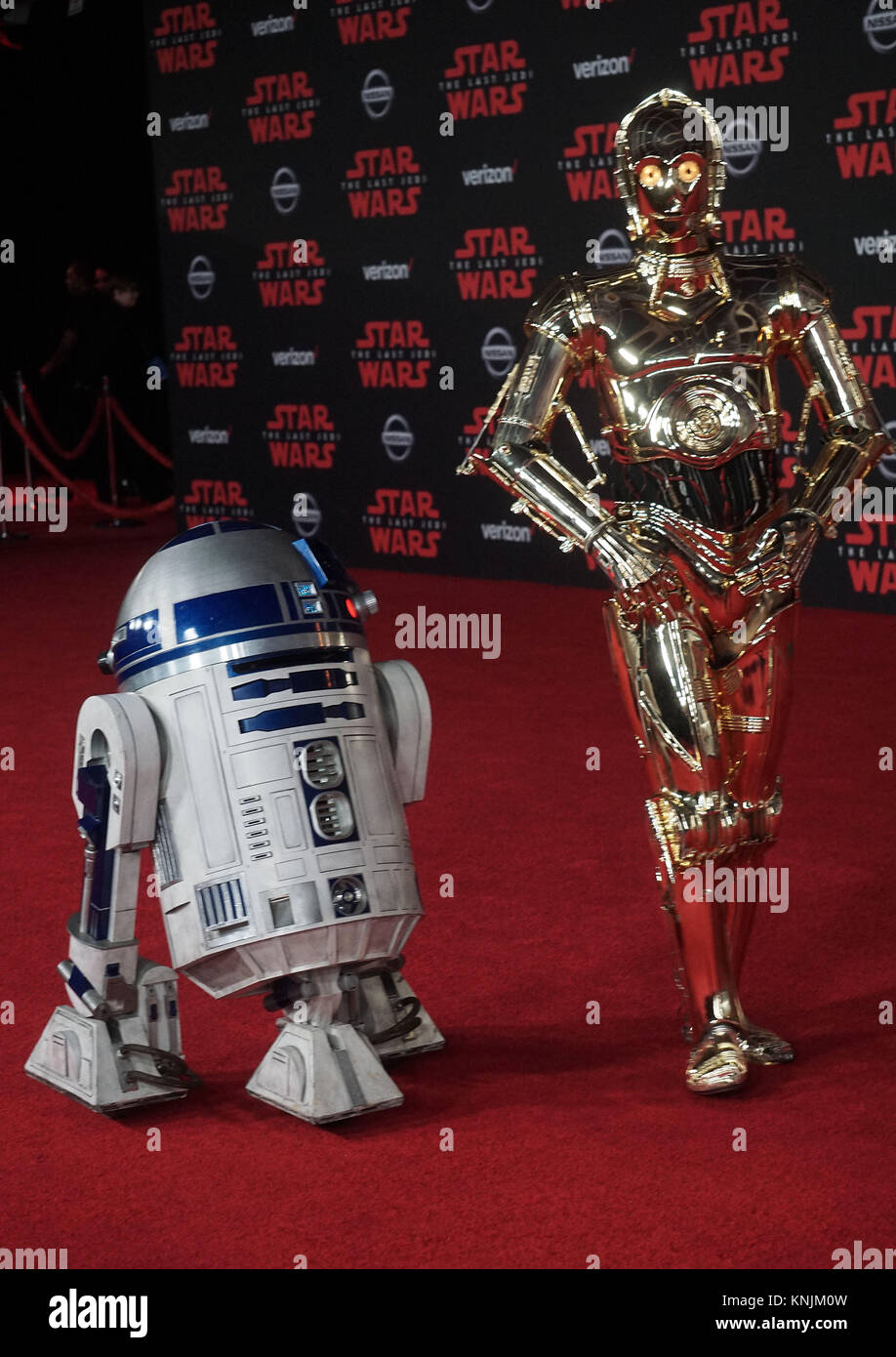 Star War Robots Red carpet 055 attends the premiere of Disney Pictures and  Lucasfilm's 'Star Wars: The Last Jedi' at The Shrine Auditorium on December  9, 2017 in Los Angeles, California Stock Photo - Alamy