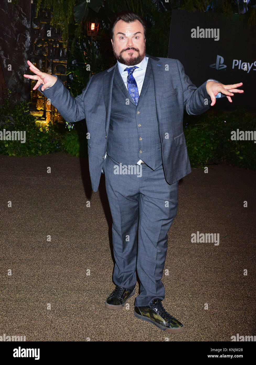 Jack black attending jumanji hi-res stock photography and images