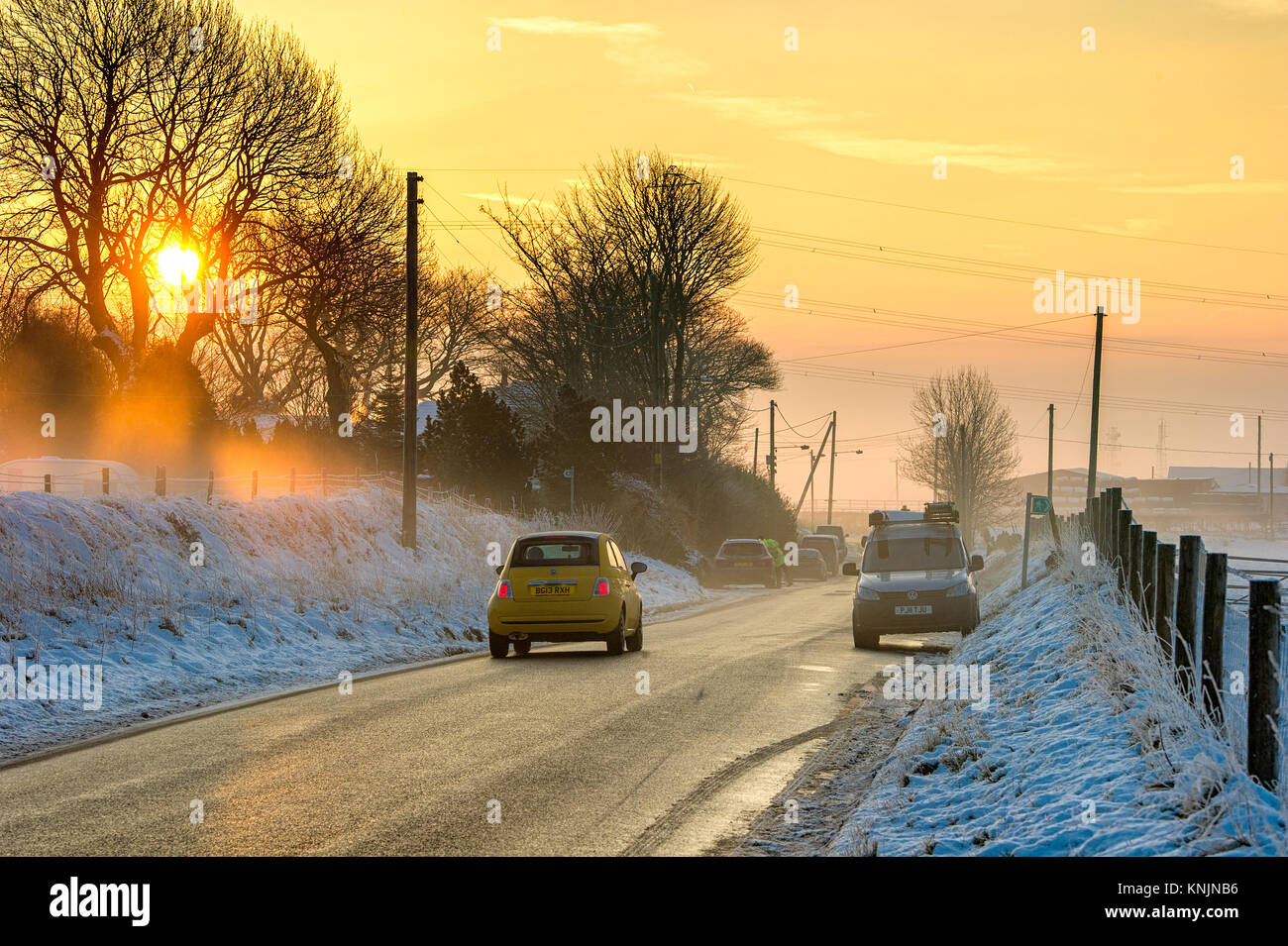 Bolton, Lancashire. 12th December, 2017. Freezing overnight