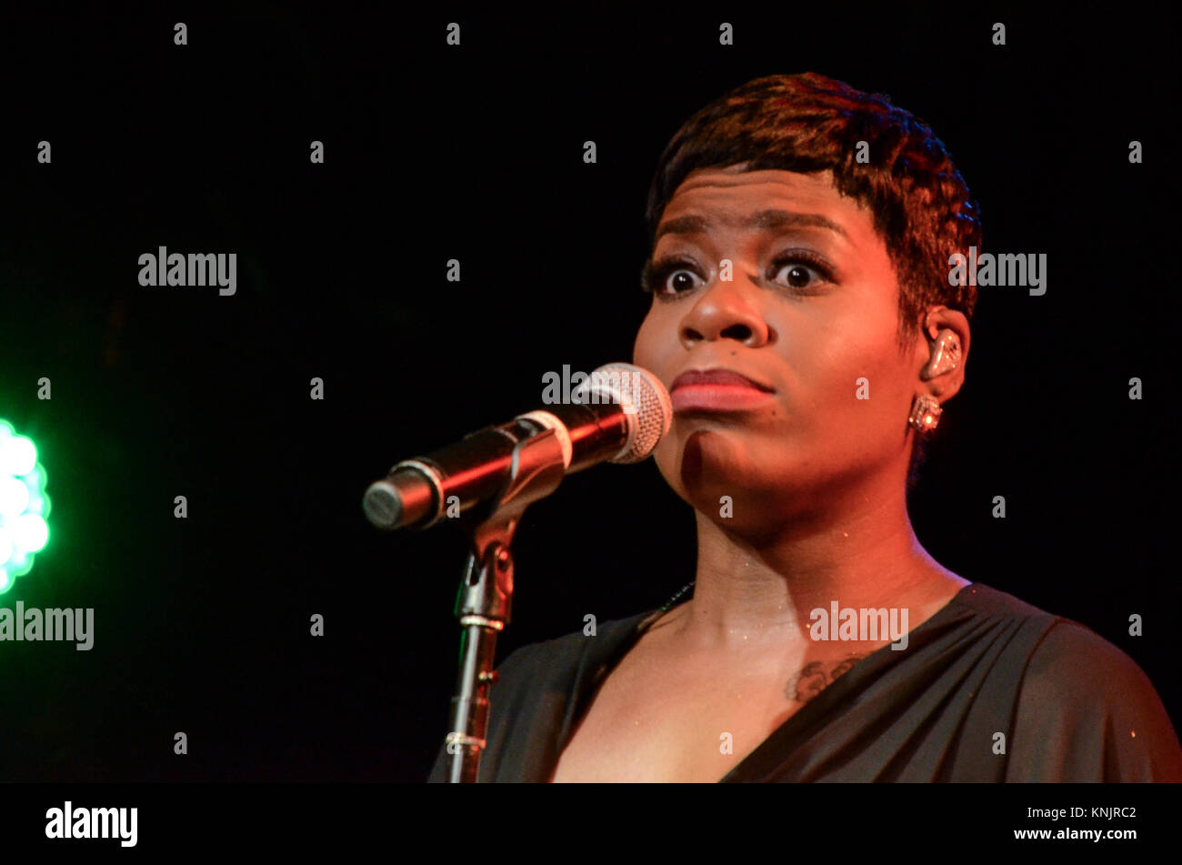 NEW YORK, NY DECEMBER 10 Fantasia performs at her "Christmas After