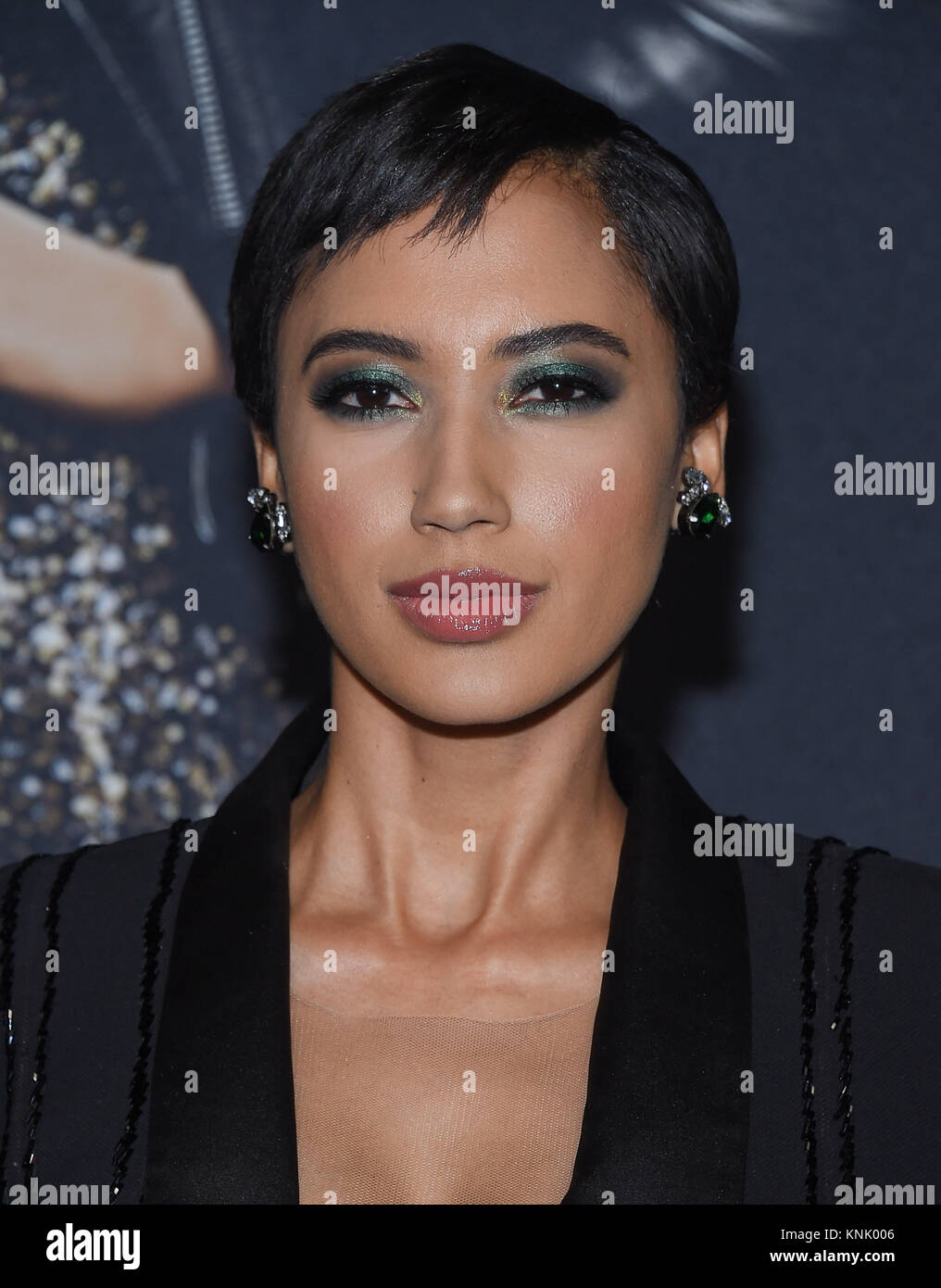 Hollywood, California, USA. 12th Dec, 2017. Andy Allo arrives for the