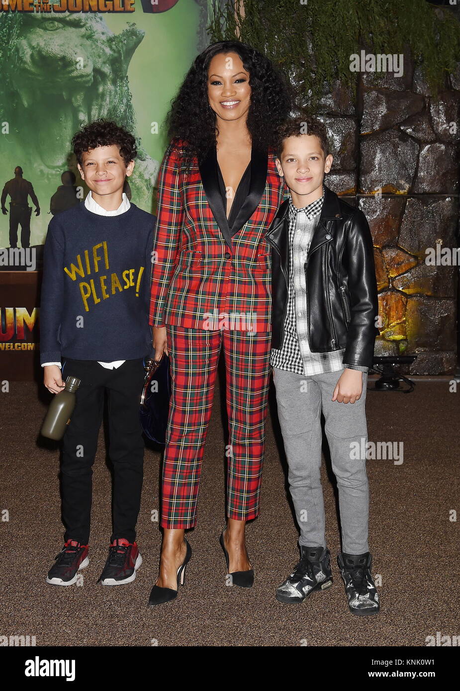 Hollywood, California. 11th Dec, 2017. HOLLYWOOD, CA - DECEMBER 11: Actress/model Garcelle Beauvais attends the premiere of Columbia Pictures' 'Jumanji: Welcome To The Jungle' at the TCL Chinese Theatre on December 11, 2017 in Hollywood, California. | Verwendung weltweit Credit: dpa/Alamy Live News Stock Photo