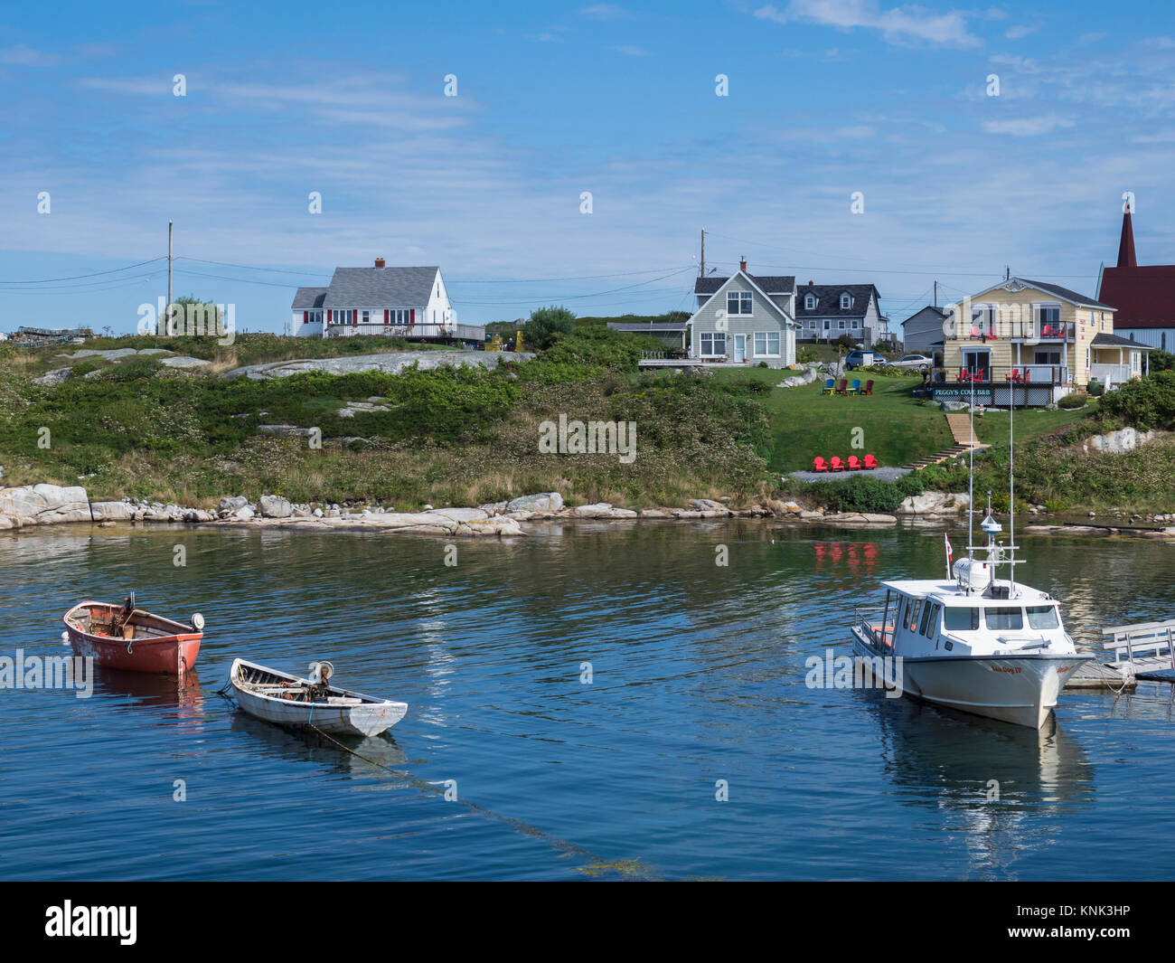 Harbor, Peggy's Cove, Nova Scotia, Canada Stock Photo Alamy