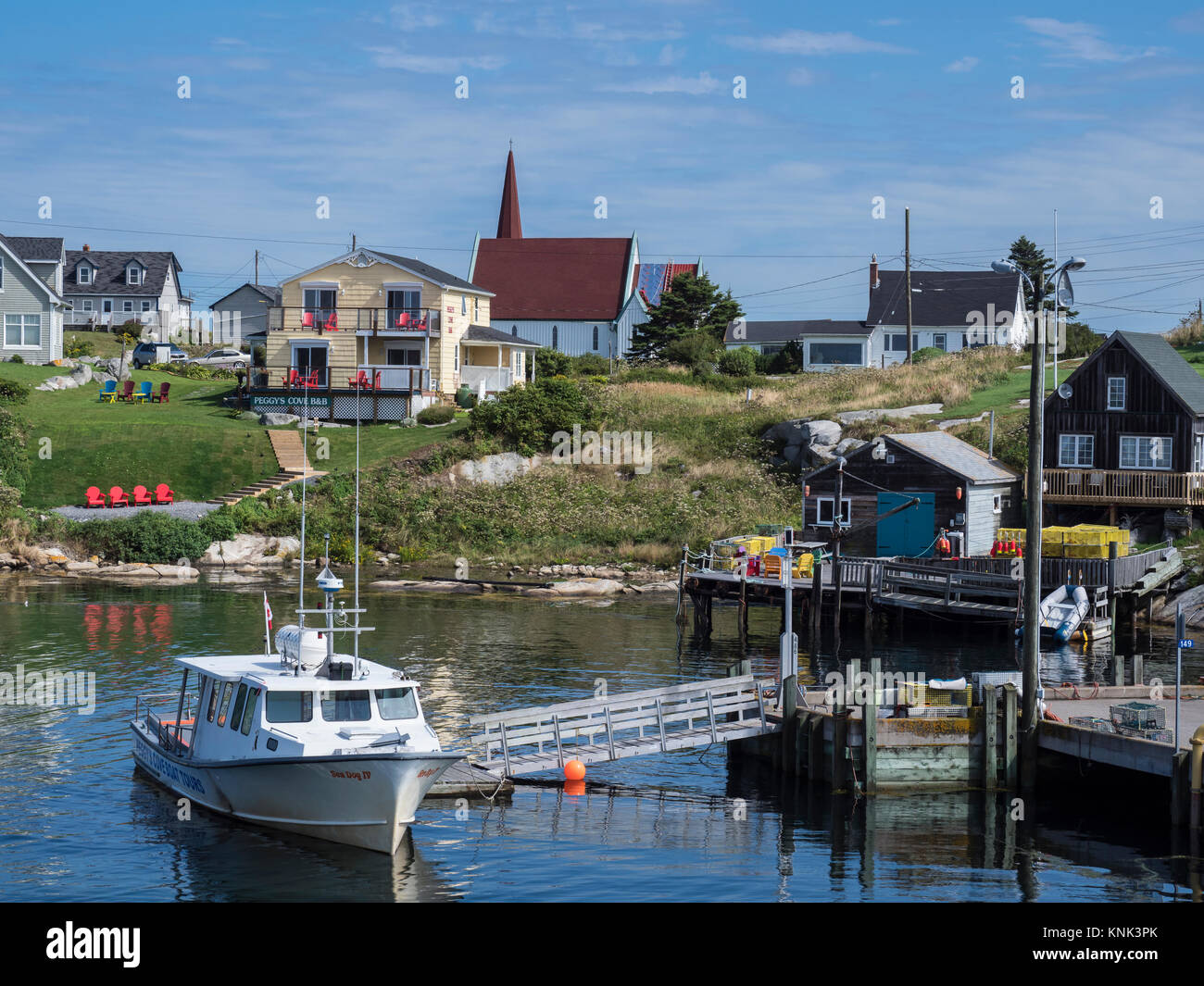 Harbor, Peggy's Cove, Nova Scotia, Canada Stock Photo Alamy