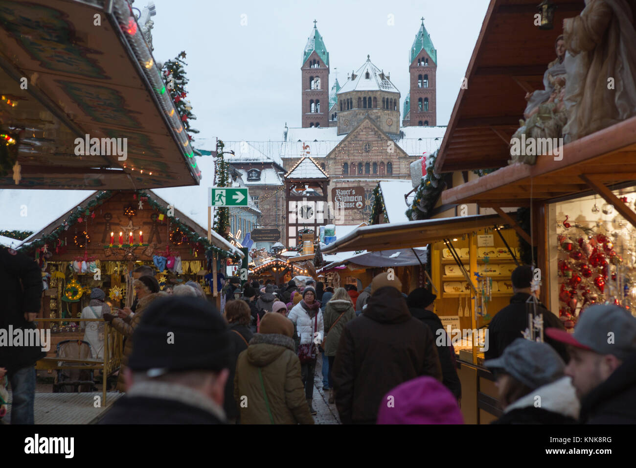 Speyer Germany Christmas Market 2022 People Stroll Through The Christmas Market. The Speyer Cathedral Can Be  Seen In The Background. The Christmas Market In Speyer, Germany Is Held In  The Stock Photo - Alamy