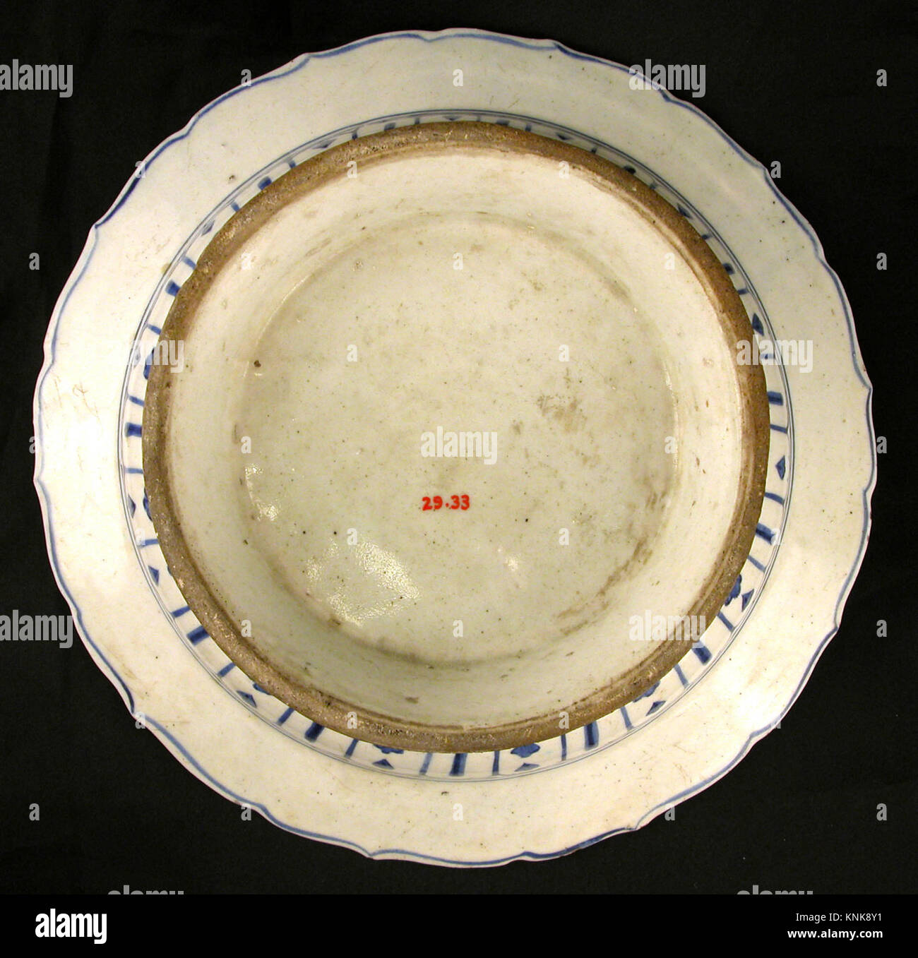 Earthenware Footed Bowl with Lotuses, first half 16th century, Made in