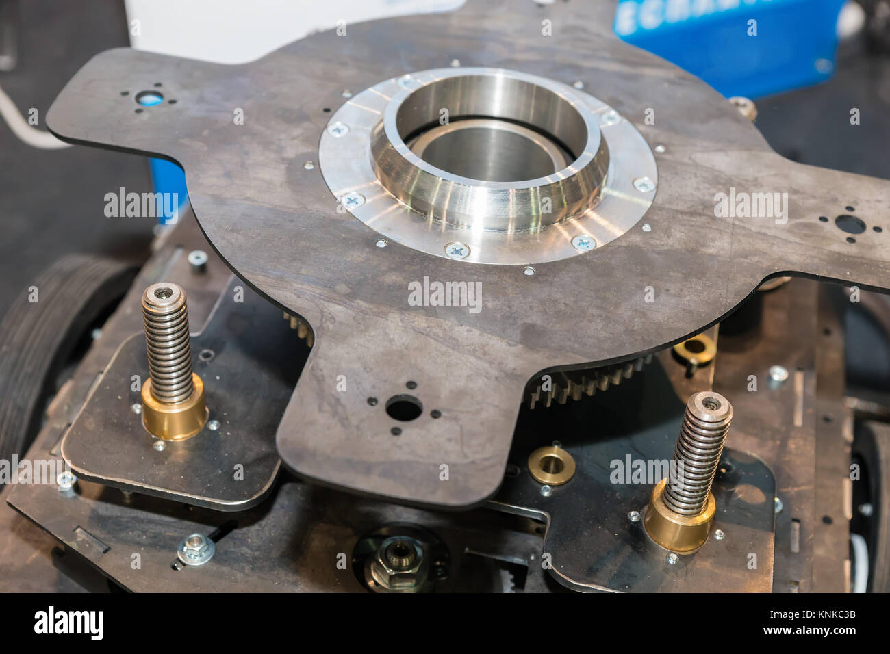 Part of handmade construction of electronic components. Robotics