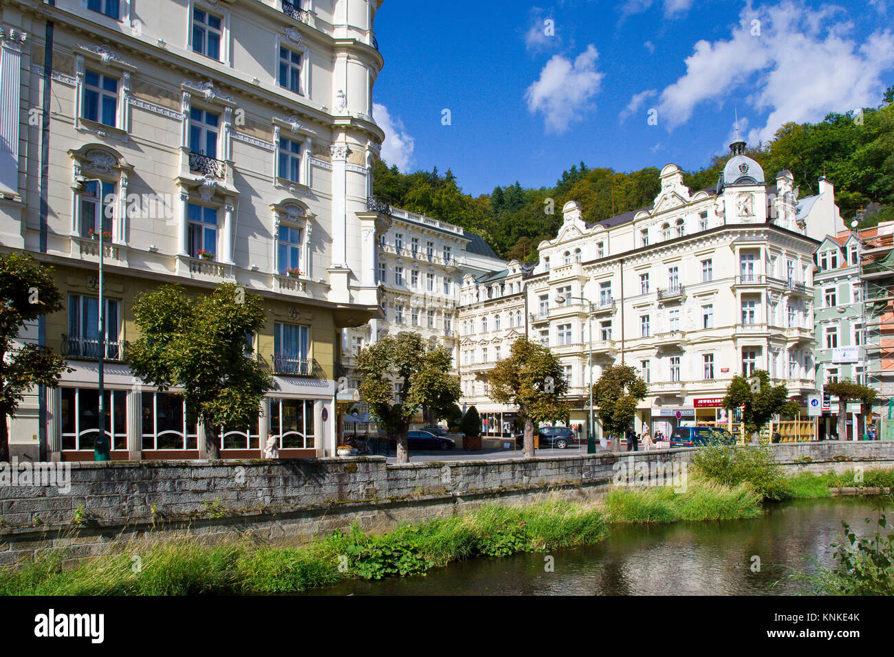 Grandhotel Pupp - Spa Sanatorium z 1907, Karlovy Vary, Czech republic Stock Photo