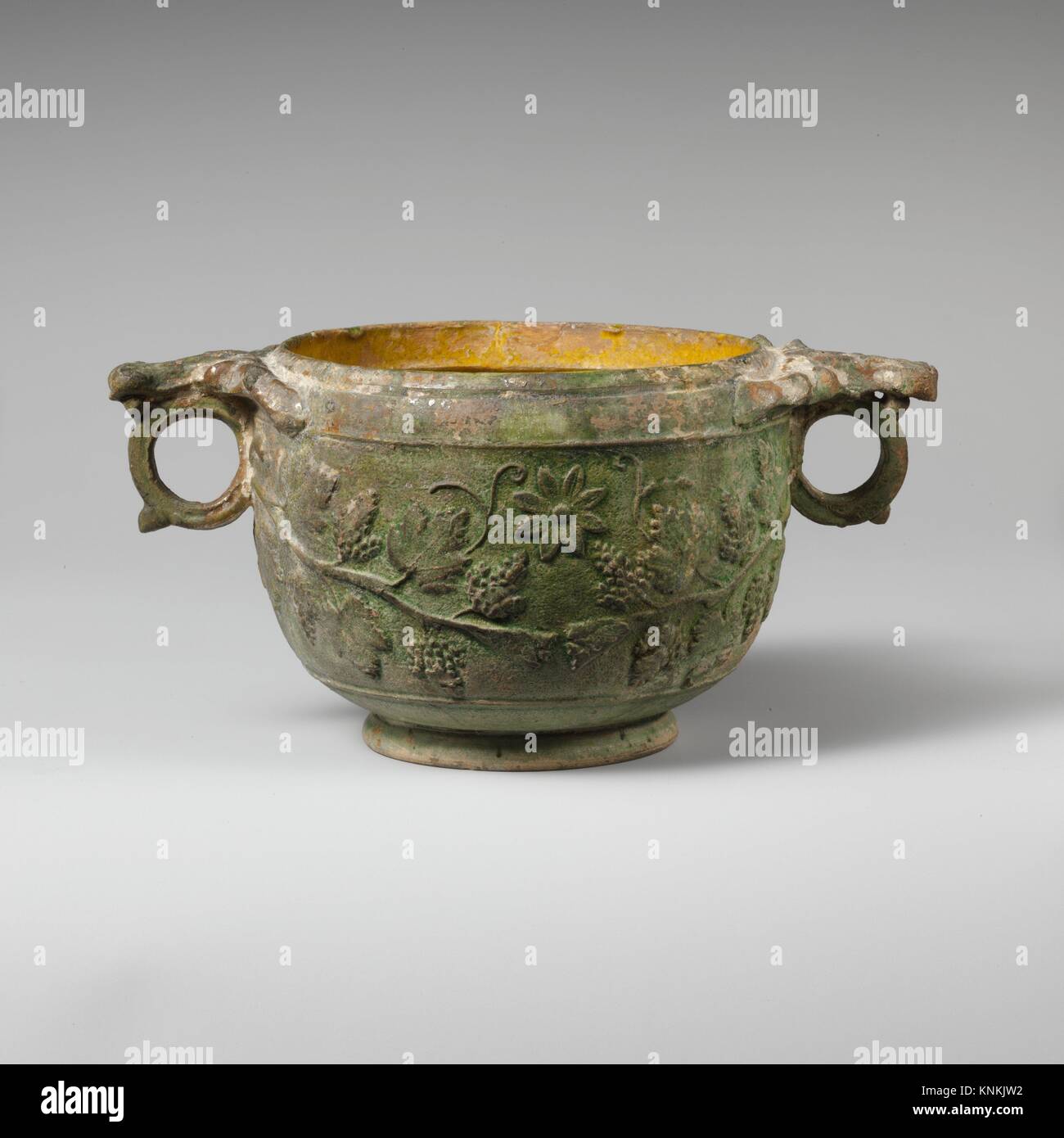 Terracotta scyphus (drinking cup). Period Early Imperial; Date 1st century A.D; Culture Roman