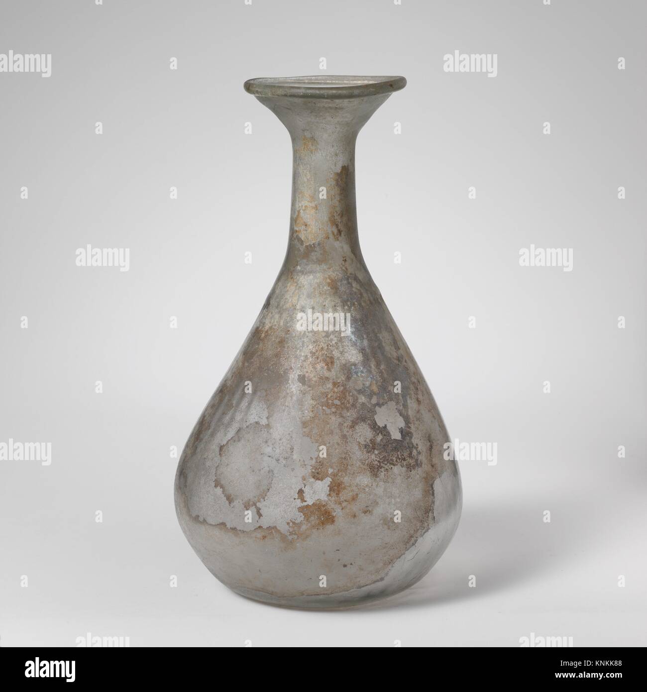 Glass flask. Period Mid Imperial; Date 3rd4th century A.D; Culture