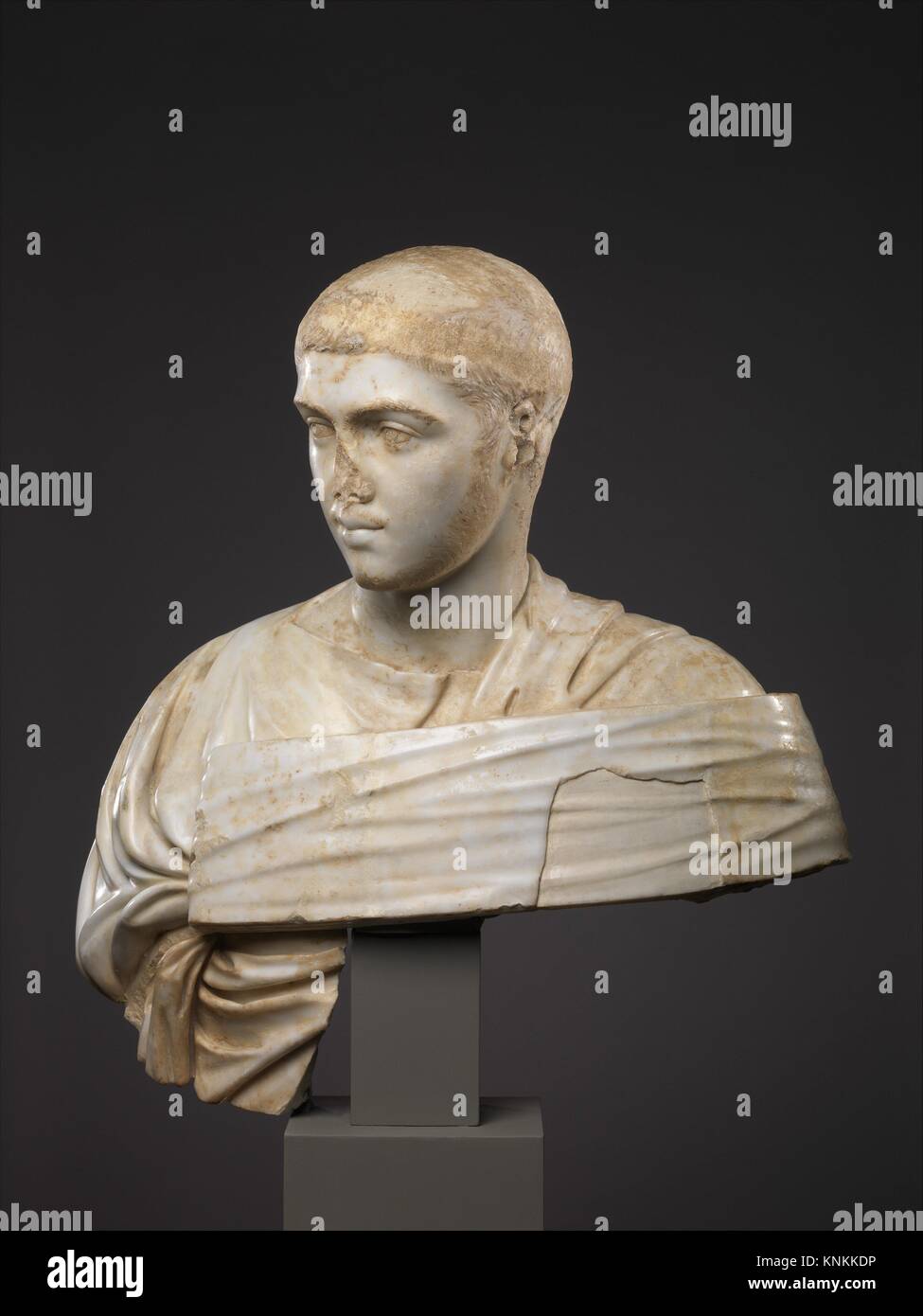 Marble portrait bust of Severus Alexander. Period: Late Severan; Date ...