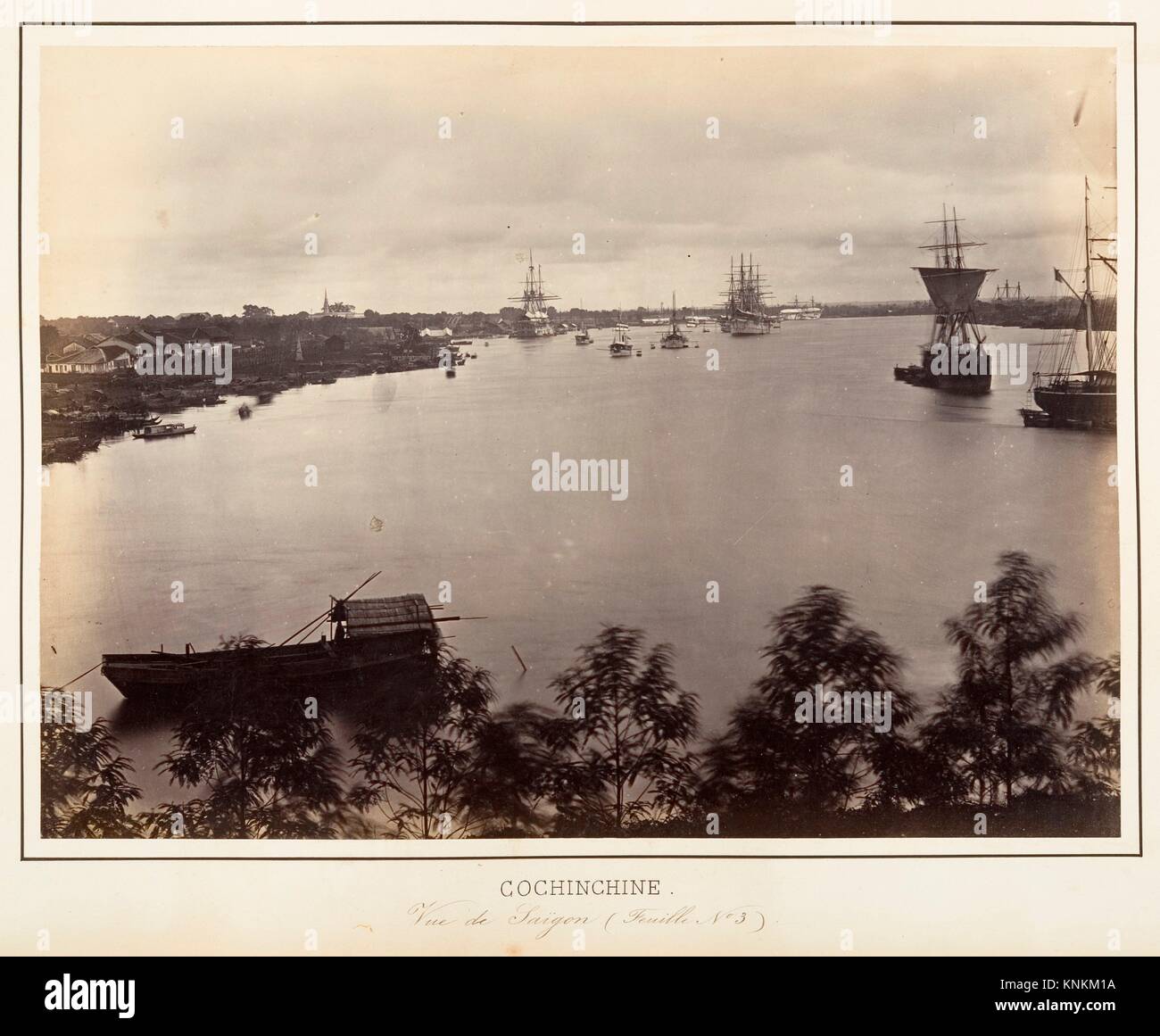 Vue de Saïgon (Feuille No. 3). Artist Emile Gsell (French, Sainte
