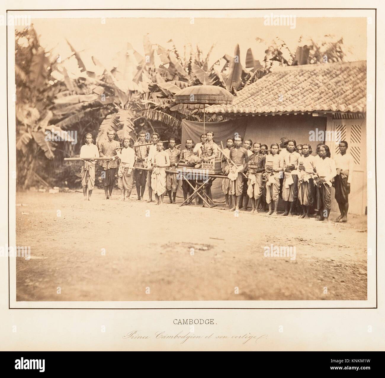 Prince Cambodgien et son Cortège. Artist Emile Gsell (French, Sainte