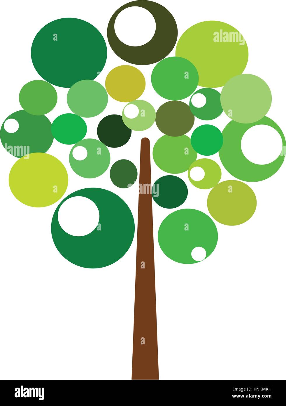 Abstract cute tree Stock Vector Image & Art - Alamy