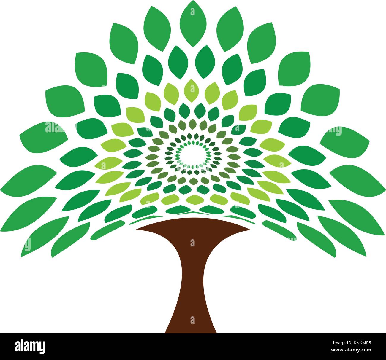Abstract cute tree Stock Vector Image & Art - Alamy