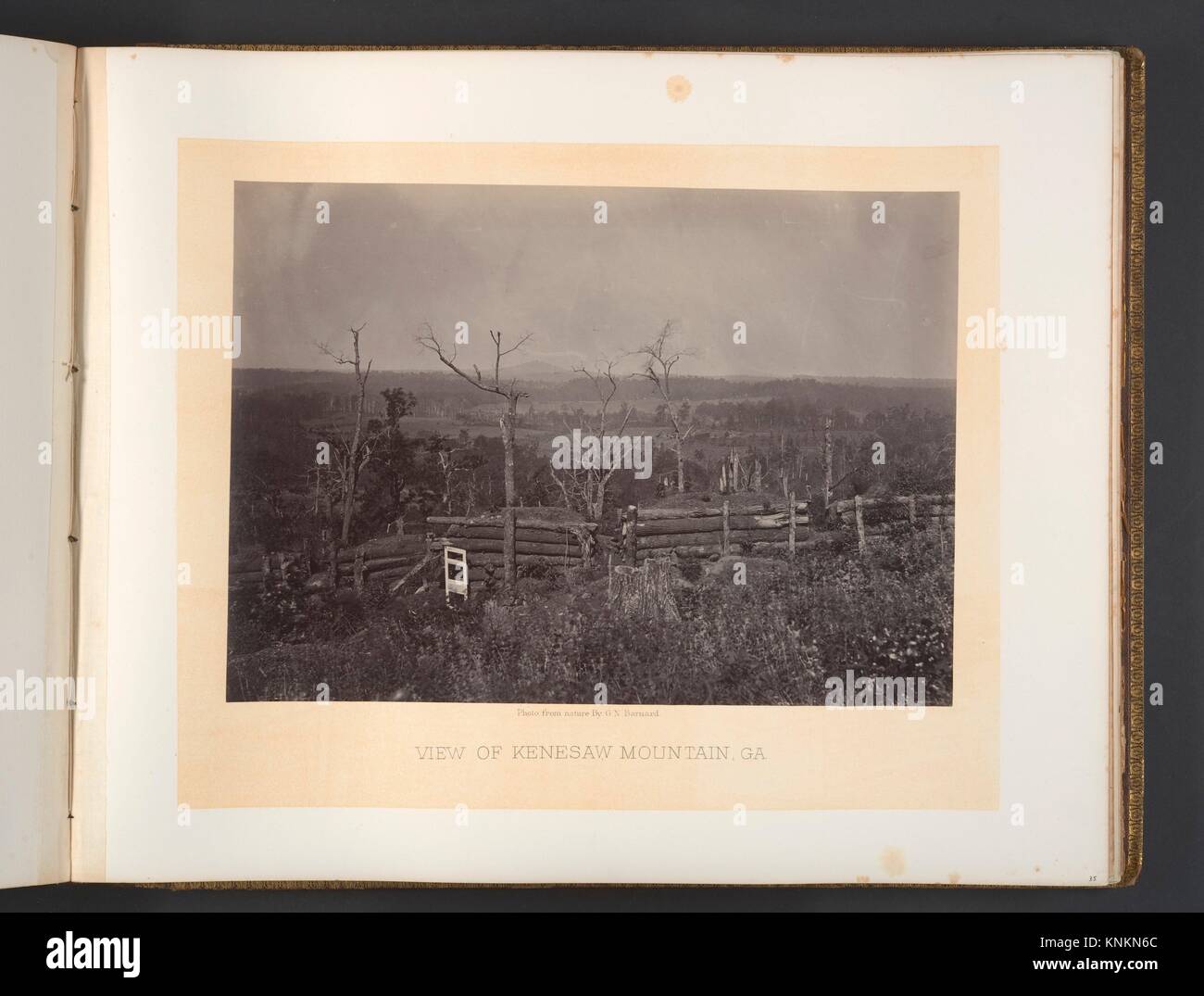 View of Kenesaw Mountain, Artist N. Barnard (American