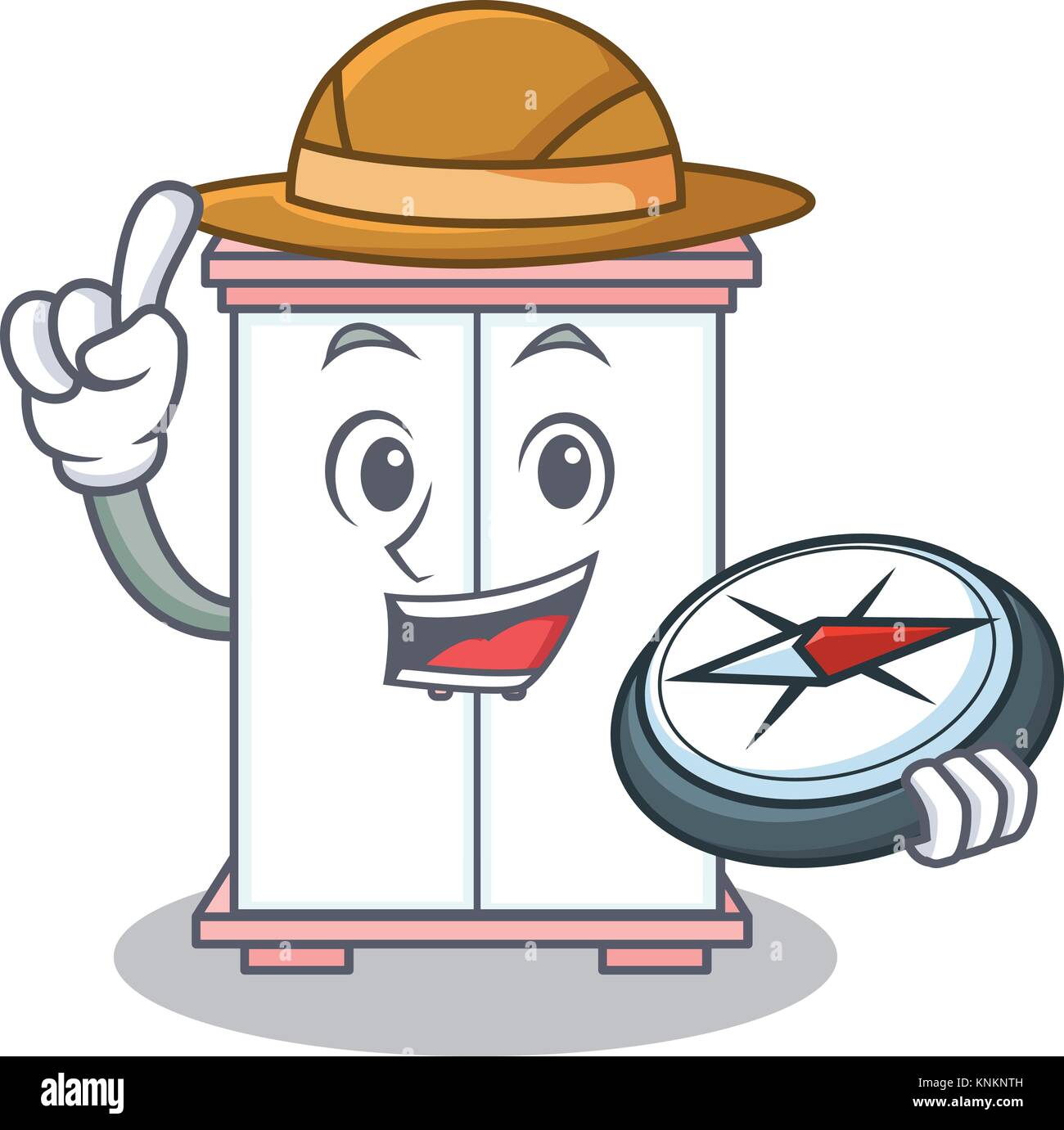 Explorer cabinet character cartoon style Stock Vector Image & Art - Alamy