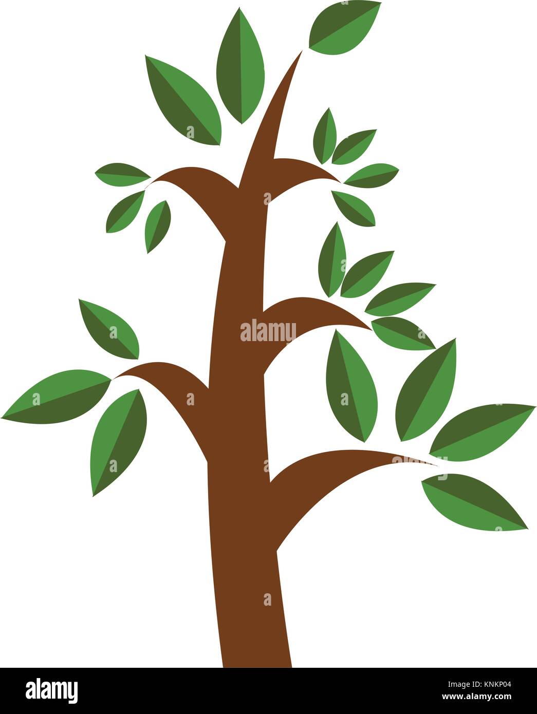 Abstract cute tree Stock Vector Image & Art - Alamy