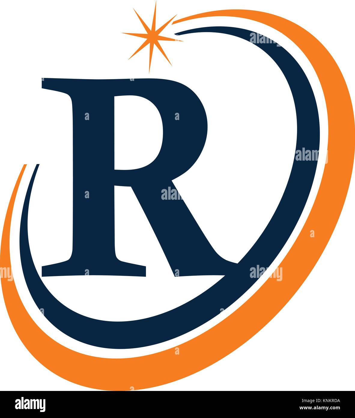 Modern Solution Letter R Stock Vector Image & Art - Alamy